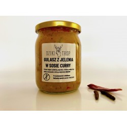 Gulasz z jelenia w sosie curry